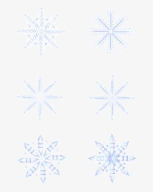 Light Blue Gradient Snowflake Winter Elements Png And - Australian Flag 6 Pointed Star, Transparent Png, Free Download