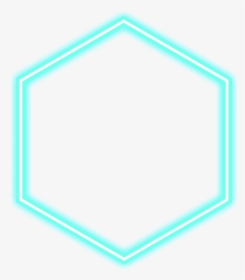 #hexagon #hexagonal #blue #azul #neon #neonlights #neoneffect - Picsart Photo Studio, HD Png Download, Free Download