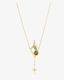 Antares 14k Yellow Gold Diamond Necklace By Korite - Locket, HD Png Download, Free Download