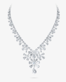 White Diamond Necklace 10 - Diamond Necklace Transparent, HD Png Download, Free Download