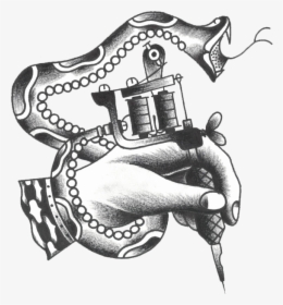 Sergio Garate Tattoo Machines - Logo Tattoo Machine Png, Transparent Png, Free Download