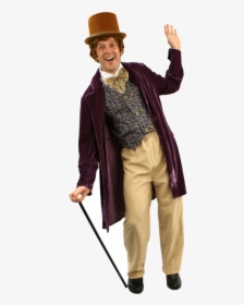 Adult Willy Wonka Classic Chocolate Man - Willy Wonka Costume, HD Png Download, Free Download