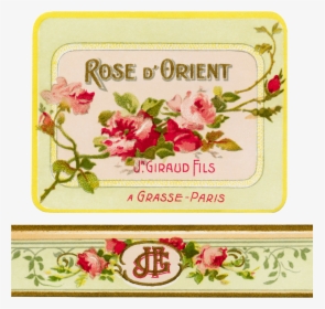 Transparent Vintage Label Png - Perfume Png Label, Png Download, Free Download