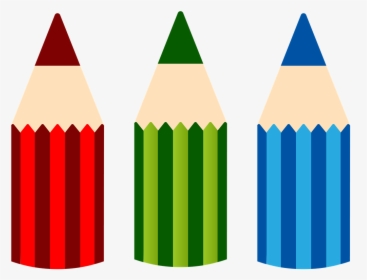 Pencil, Colour, Pencils, Colorful, Coloring, Children - Lapices De Colores  Animados, HD Png Download - kindpng