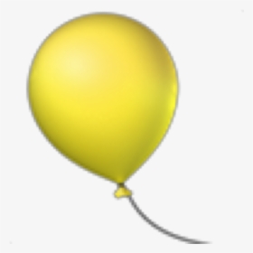#balloon #globo #yellow #amarillo #emoji #freetoedit - Balloon, HD Png Download, Free Download