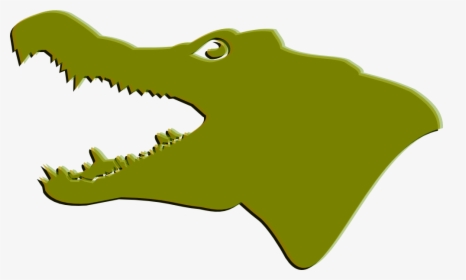 Onlinelabels Clip Art - Alligator Head Clip Art, HD Png Download, Free Download