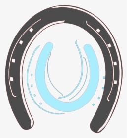 Horseshoe Horse Blue Font Transparent Image Clipart - Logos Con Herraduras, HD Png Download, Free Download