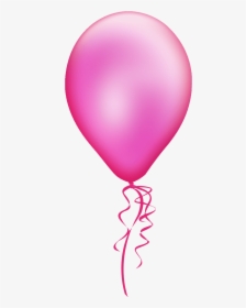 Pink-balloons - Pink Birthday Balloon Png, Transparent Png, Free Download