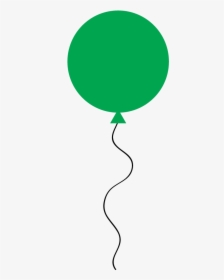 Free Birthday Balloons Clipart For Party Decor Websites - Clipart Balloon Green, HD Png Download, Free Download