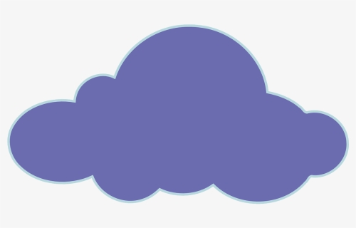 Nuvem, Blue, Silhueta, Isolado, Símbolo, Design, Forma, HD Png Download, Free Download
