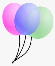 Party Balloons Clipart, Vector Clip Art Online, Royalty - Balloons Clip Art, HD Png Download, Free Download