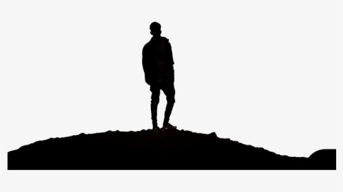 Transparent Man Sitting Silhouette Png - Man Standing Looking Silhouette, Png Download, Free Download