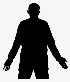 Transparent Silhouette Man Png - Silhouette Of A Man With Arms Out, Png Download, Free Download