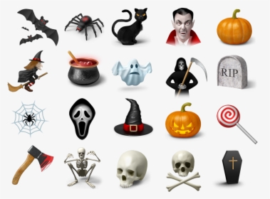Free Halloween Icons Download, HD Png Download, Free Download