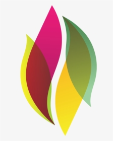 Pink Yellow Green Leaf Logo - Leaf Logo Transparent, HD Png Download, Free Download