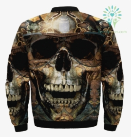 Fashionable 3d Skull Over Print Jacket %tag Familyloves - Alexander Mcqueen Skull Design, HD Png Download, Free Download