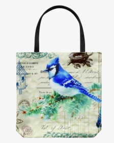 Vintage Style Bird Tote Bags - Bird Nest Clip Art, HD Png Download, Free Download