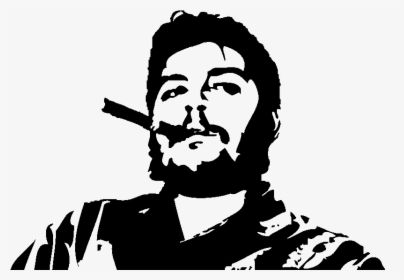 Sticker Silhouette Che Guevara Ambiance Sticker Kc3866 - Che Guevara Stickers For Bikes, HD Png Download, Free Download