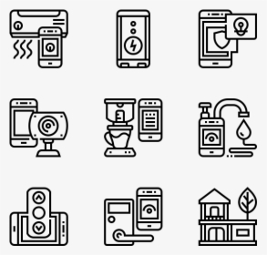 Smart House - School Line Icon Png, Transparent Png, Free Download