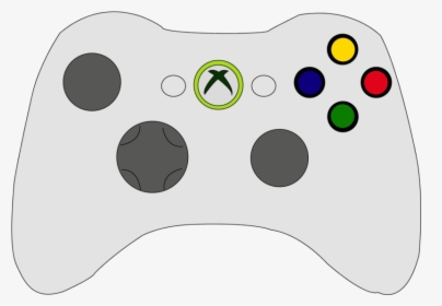 Xbox Controller Clipart Remote Drawing Easy Hd Transparent - Easy Xbox Controller Drawing, HD Png Download, Free Download