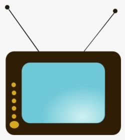 Tv No Remote Svg Clip Arts - Tv Set, HD Png Download, Free Download
