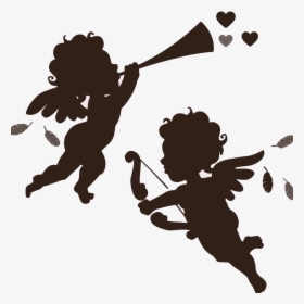 Transparent To Sing Clipart - Angel Vector Silhouette Png, Png Download, Free Download