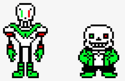 Undertale Sans And Papyrus Pixel, HD Png Download, Free Download