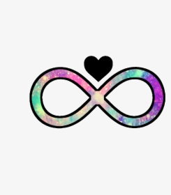 #ftestickers #png #infinite #heart #love #glitter #sparkle - Circle, Transparent Png, Free Download