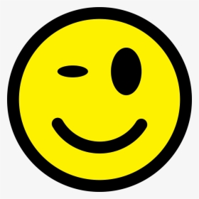Smiley Face Clip Art Winking - Smiley Face Symbol, HD Png Download, Free Download