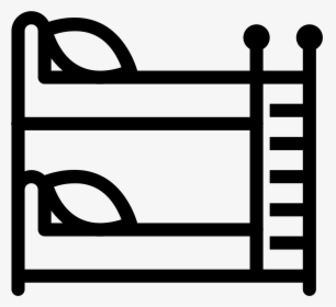 Bedroom Clipart Bunk Bed - Bunk Bed Clipart, HD Png Download, Free Download