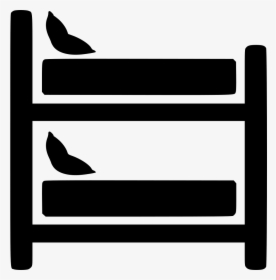 Clipart Bed Svg - Free Bunk Bed Icon, HD Png Download, Free Download