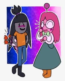 Rock Star Girl And Lollipop Girl - Cartoon, HD Png Download, Free Download