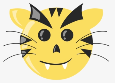 Cartoon Tiger Face Sad - Tiger, HD Png Download, Free Download