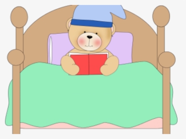 Reading In Bed Clip Art, HD Png Download, Free Download