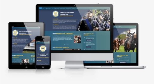 Cleveland Police Foundation Website - Responsive Websites, HD Png Download, Free Download