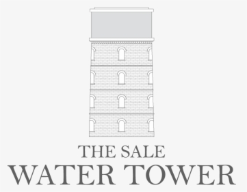 The Sale Water Tower - Technical Drawing, HD Png Download, Free Download