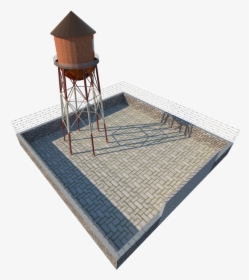 Lin City Water Tank - Floor, HD Png Download, Free Download