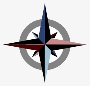 Source - Www - Clker - Com - Report - Simple Compass - Compass Rose, HD Png Download, Free Download