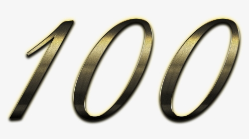 100 Number Clipart Png - Close-up, Transparent Png, Free Download