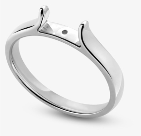 Standard View Of Shpcz23 In White Metal - Engagement Ring, HD Png Download, Free Download