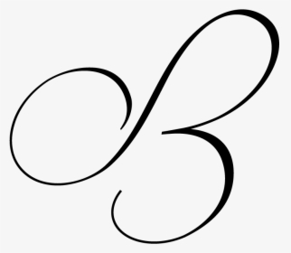 B Monogram Png - Line Art, Transparent Png, Free Download
