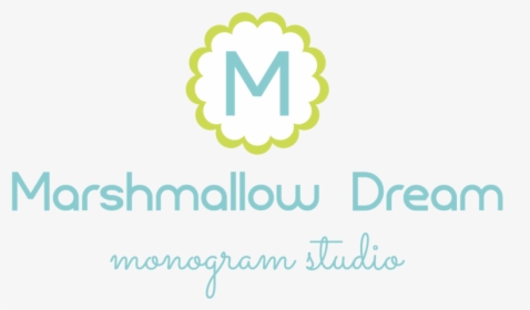 Marshmallow Dream Monogram Studio - Sewing, HD Png Download, Free Download