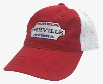 Redneck Riviera Red And White Nashville Ballcap"  Title="redneck - Baseball Cap, HD Png Download, Free Download