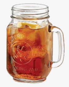 Transparent Images Pluspng The - Red Iced Tea In Mason Jar, Png Download, Free Download