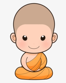Monk Cartoon Png - Cartoon Monk, Transparent Png, Free Download