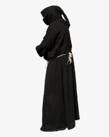 Monk Back View Black Gown - Costume, HD Png Download, Free Download