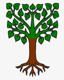 Tree, Tilia, Heraldic, Symbol, Design, Icon, Graphic - Tree Symbol Png Transparent, Png Download, Free Download