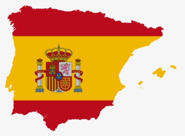 Flag Of Spain Flag Of Spain Map National Flag - Flag Map Of Spain, HD Png Download, Free Download