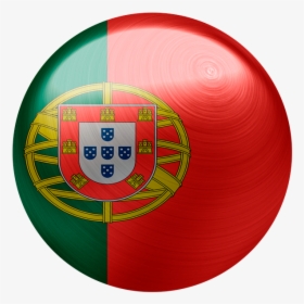Portugal, Flag, Country, Europe, World, International - Transparent Portugal Flag Round, HD Png Download, Free Download