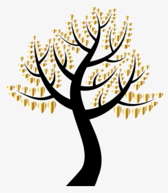 This Free Icons Png Design Of Simple Hearts Tree - Clipart Simple Tree, Transparent Png, Free Download